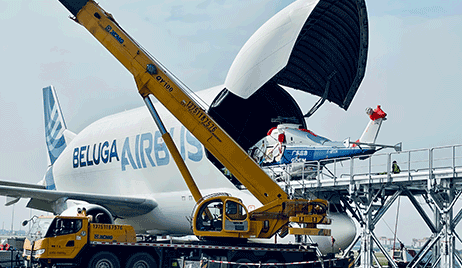鵬通供應(yīng)鏈成功代理，空客“大白鯨”攜H175直升機飛抵深圳！