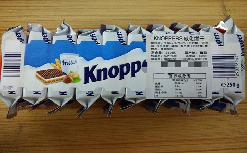 進口食品標簽